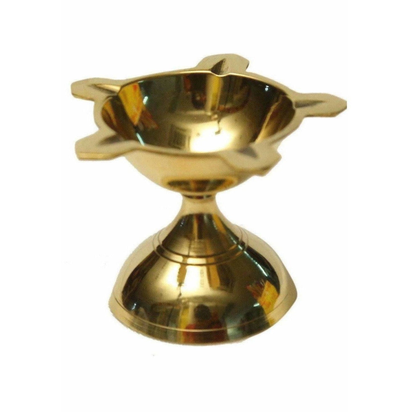 Handcrafted Deepam Kundulu Oil Stand – South Indian Religious Lamp
