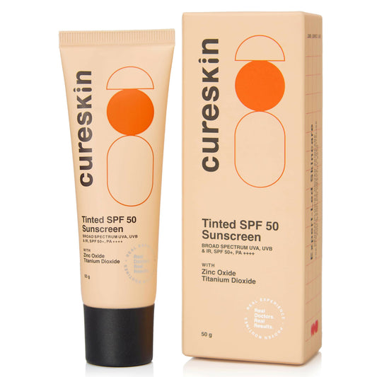 Cureskin Mineral Sunscreen Matte Finish Tinted SPF 50 PA++++