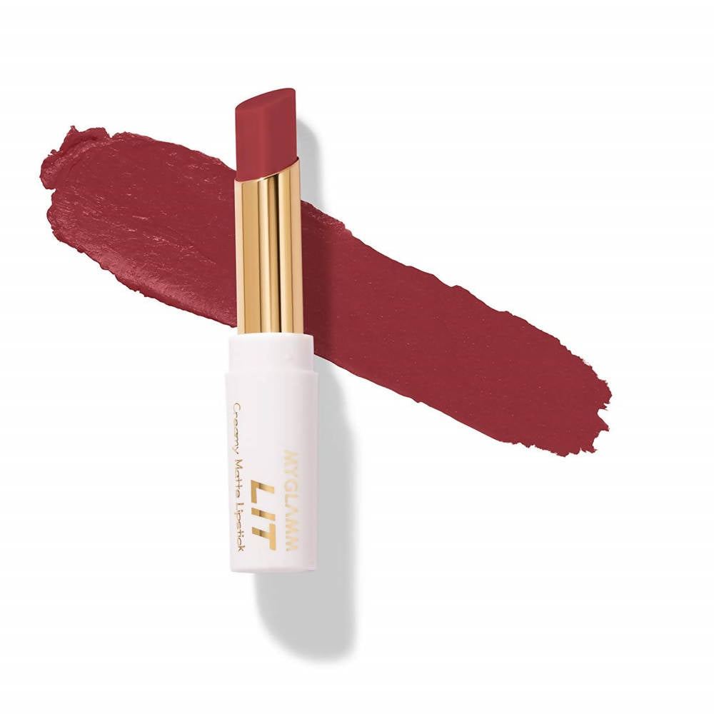 Myglamm LIT Creamy Matte Lipstick Manhattan - DrMediCart
