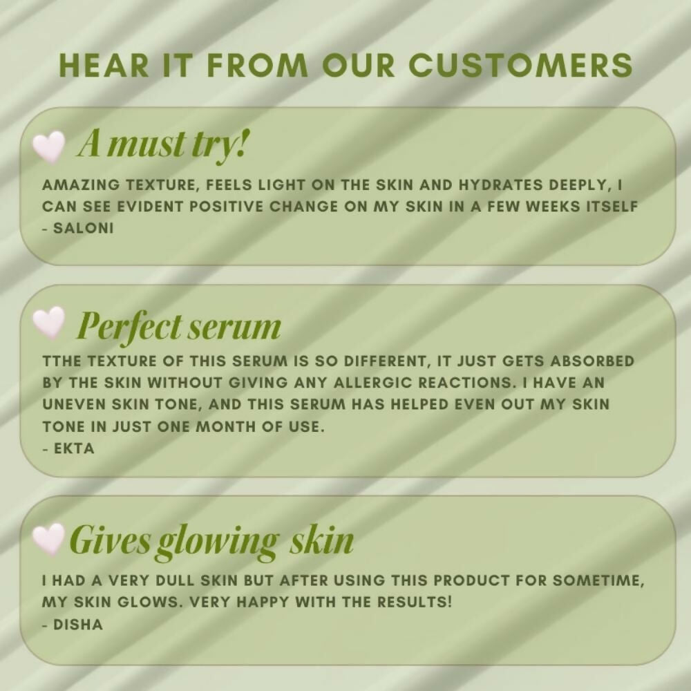 The Skin Diet Avocado Milky Glow Serum for Even Skin Tone with Hyaluronic Acid for Dull Skin