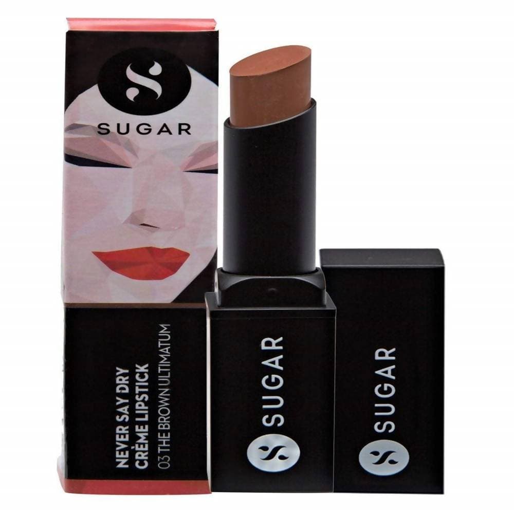 Sugar Never Say Dry Creme Lipstick - The Brown Ultimatum (Nude Brown) - DrMediCart