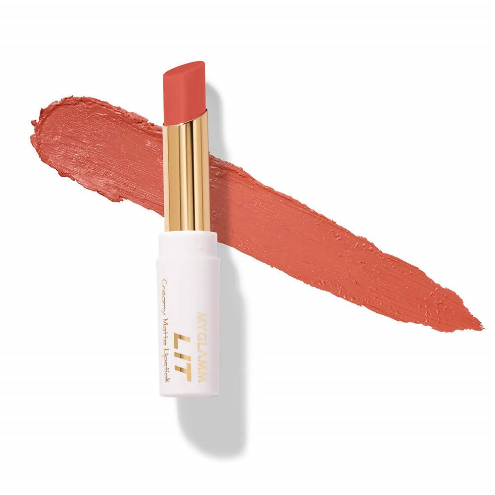 Myglamm LIT Creamy Matte Lipstick Bellini - DrMediCart