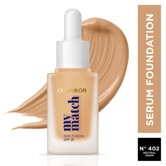 Buy Chambor My Match SPF 15 Skin Fusion Serum Foundation   402 Neutral Warm from DrMediCart, Ship from India to USA
