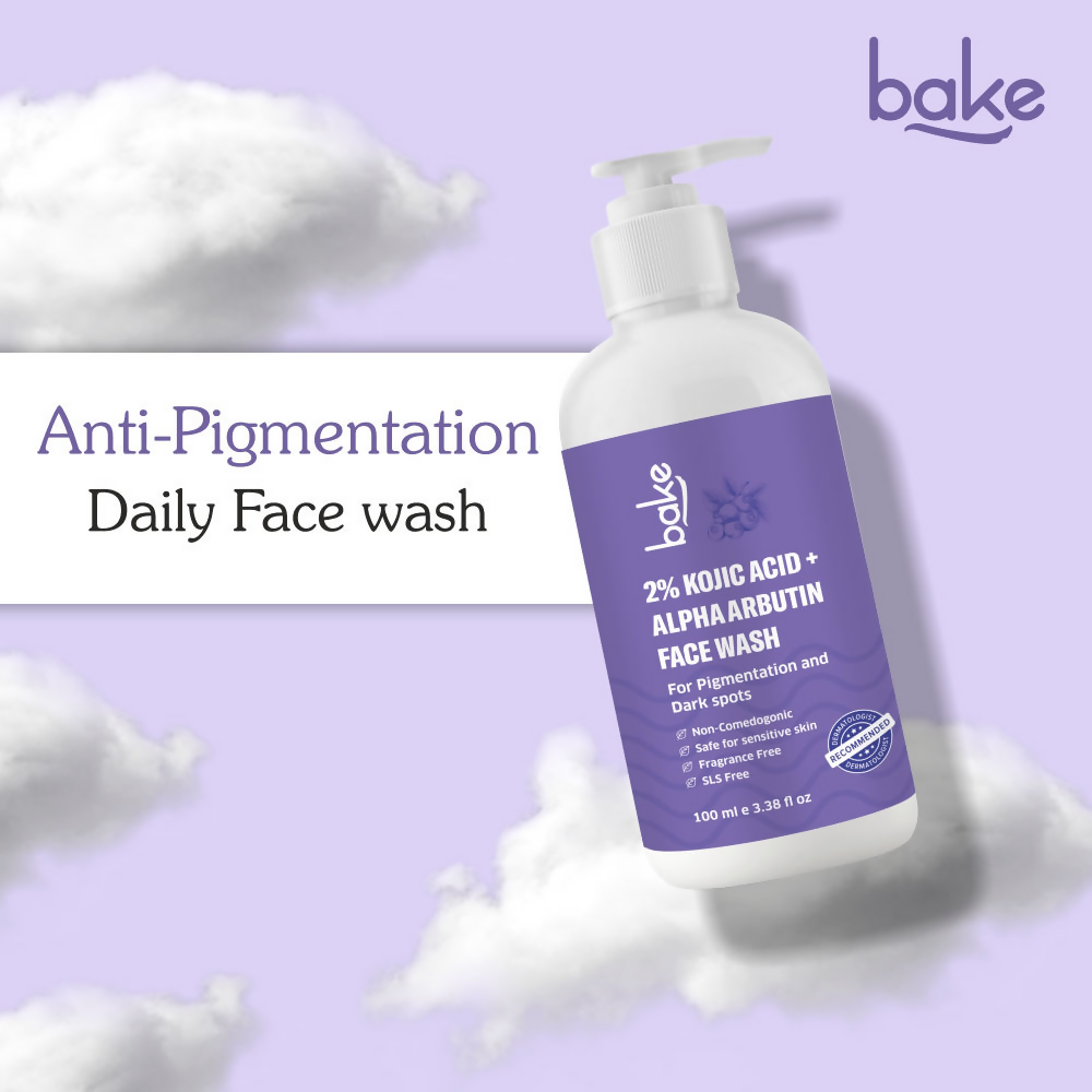 Bake 2% Kojic Acid Face Wash With Alpha Arbutin
