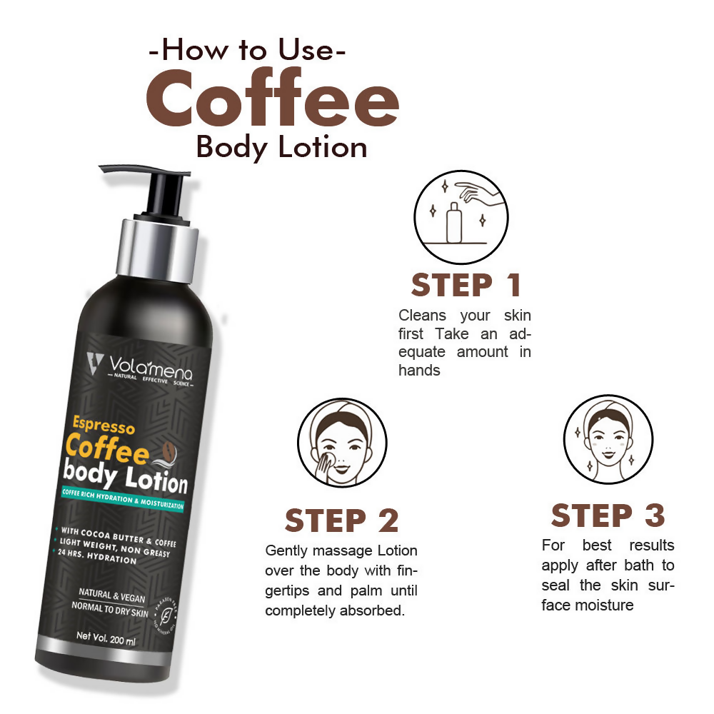 Volamena Espresso Coffee Body Lotion