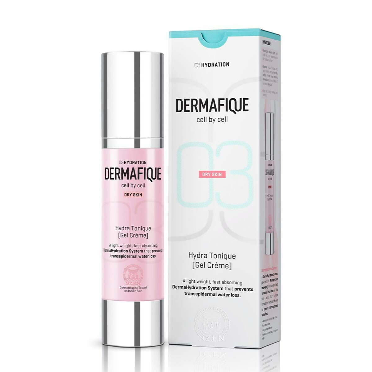 Dermafique Hydra Tonique Gel Creme With Shea Butter, Hydrating Moisturizer For Dry Skin