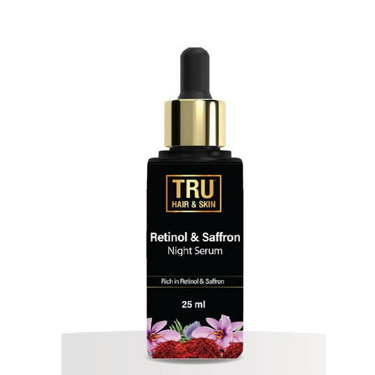 Tru Hair & Skin Retinol & Saffron Night Serum