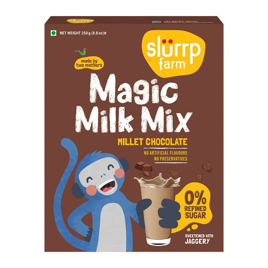 Slurrp Farm Chocolate Milk Mix Sweetened with Jaggery Powder
