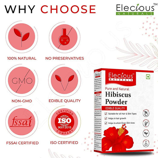 Buy Elecious Naturals Hibiscus Powder from DrMediCart, Ship from India to USA