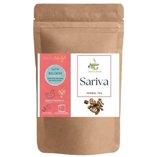Satvi Wellness Sariva Tea Ananthamool Sariba Herbal Tea Bags