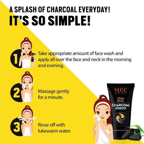 VLCC Ultimo Blends Charcoal Face Wash - Drmedicart