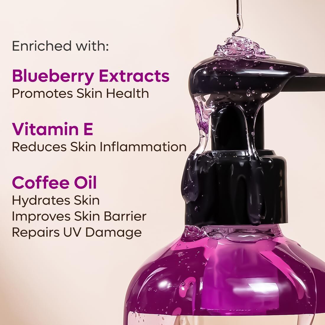 mCaffeine Blueberry Blast Body Wash