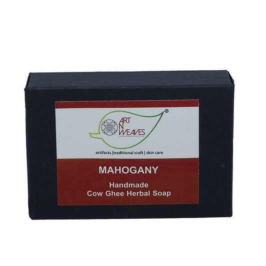 artNweaves Handmade Cow Ghee Herbal Mahogany Soap