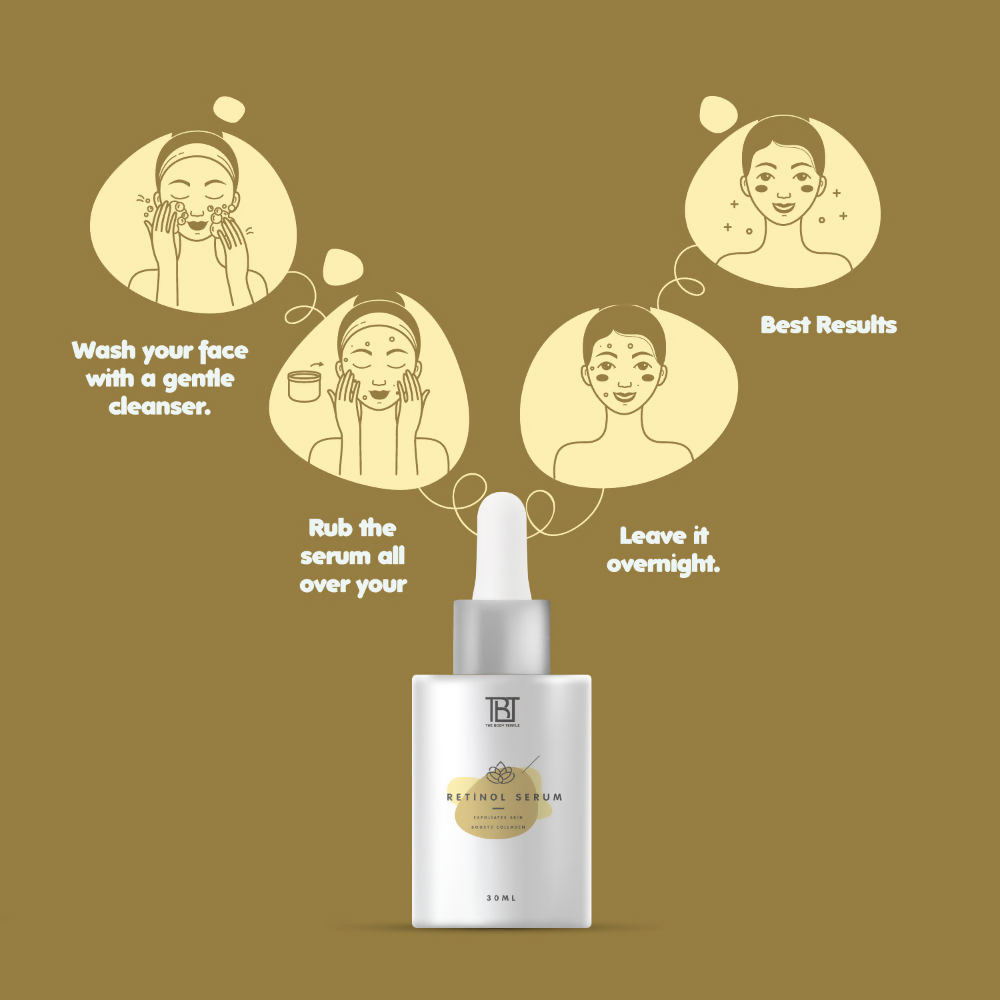 The Body Temple 0.3% Retinol Face Serum