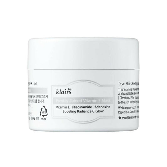 Dear Klairs Freshly Juiced Vitamin E Mask