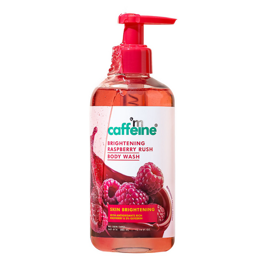 mcaffeine Brightening Raspberry Rush Body Wash For Brighter Glowing Skin