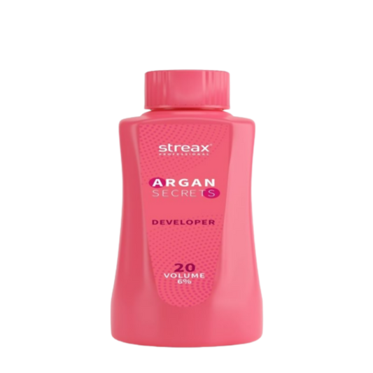 Streax Professional Developer For Argan Secrets Colourant - 20 Volume 6%