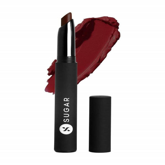 Sugar Matte Attack Transferproof Lipstick - Maroon Vibe (Dark Red)