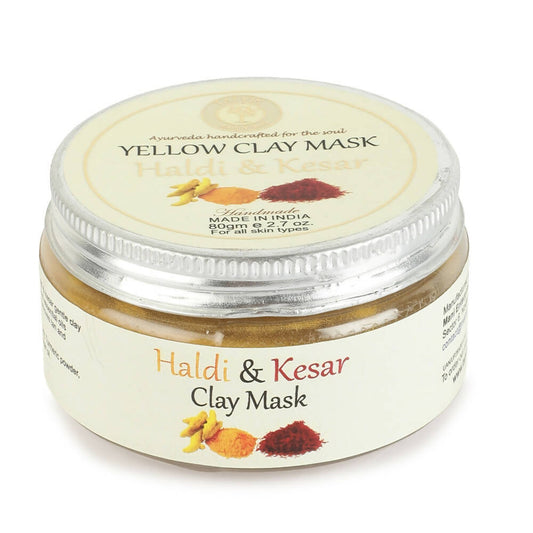 Buy Tatvik Ayurveda Yellow Clay Mask ƒ?? Haldi and Kesar from DrMediCart, Ship from India to USA