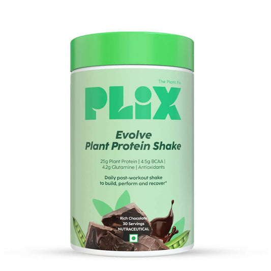 PLIX The Plant Fix Evolve Plant Protein Shake Powder - Chocolate