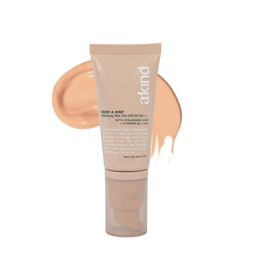 Akind Drop A Hint Hydrating Skin Tint Spf 30 Pa+++ 130 Sand