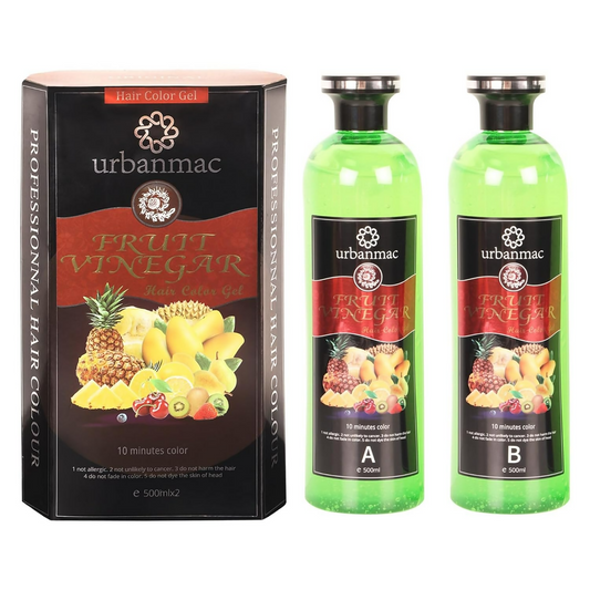 Urbanmac Fruit Vinegar Gel Hair Color Natural Hair Color Dye For Black