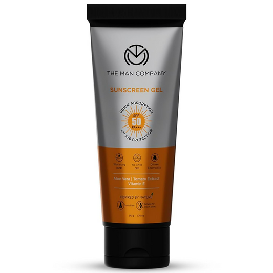 The Man Company Oil-Free Sunscreen Gel SPF 50 PA+++ For Men