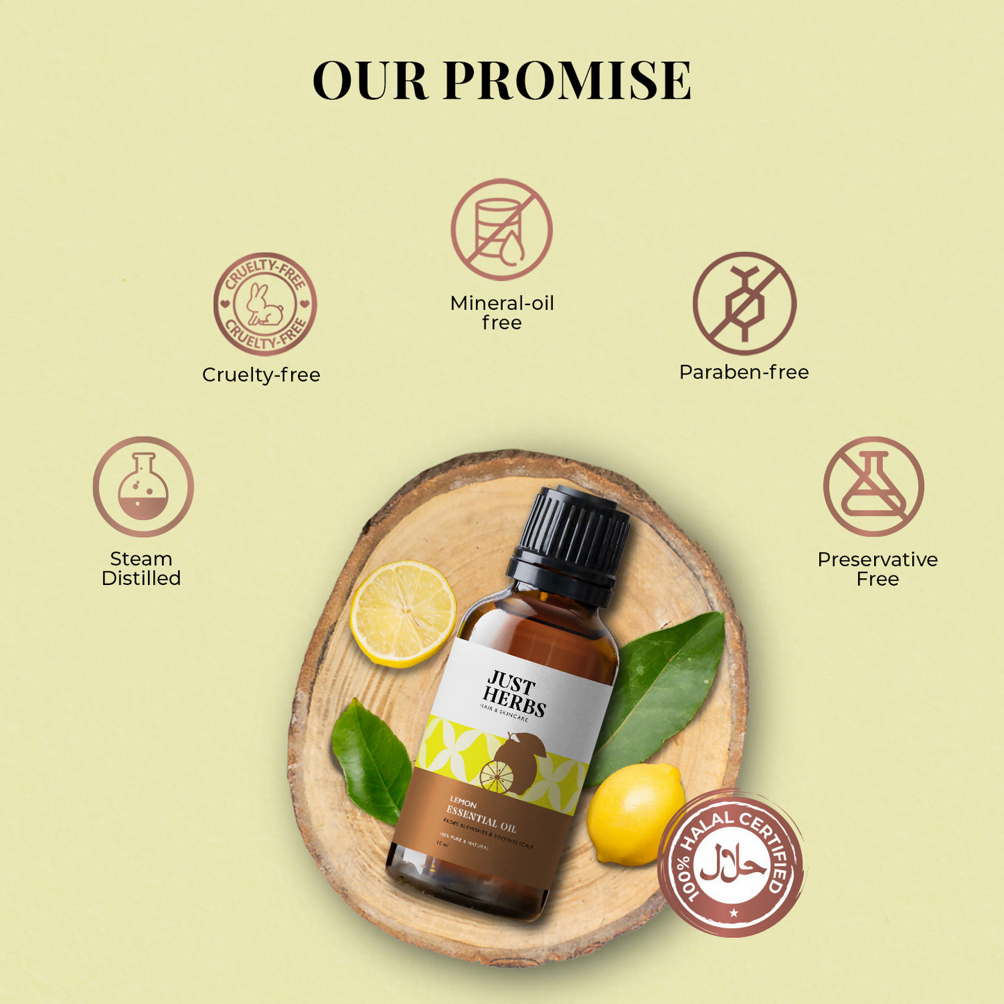 Just Herbs Lemon Essential Oil