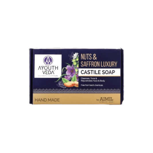 Ayouthveda Nuts & Saffron Luxury Handmade Castile Soap