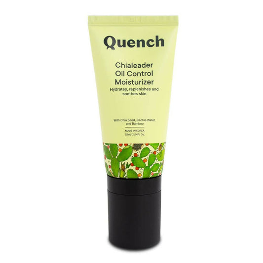 Quench Botanics Chialeader Oil Control Korean Moisturizer With Chia Seeds, Cactus Water and Rose Myrtle - Korean Skincare