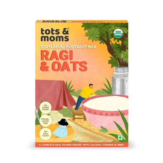 Buy Tots and Moms Organic Ragi & Oats Instant Mix from DrMediCart