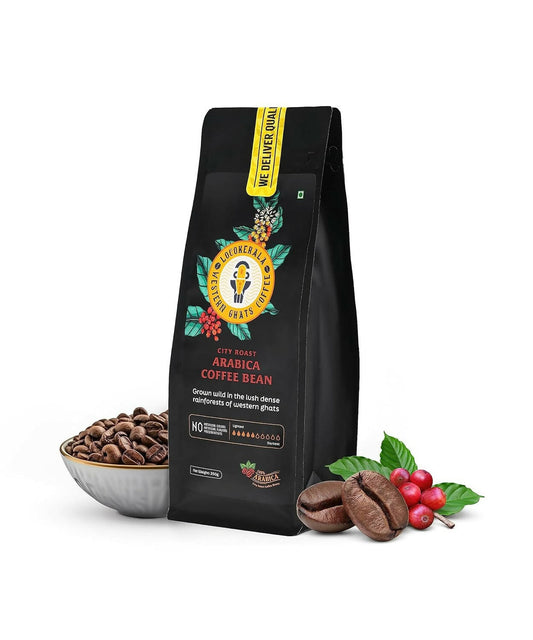 Buy LocoKerala Western Ghats City Roast Arabica Whole Bean Coffee from DrMediCart