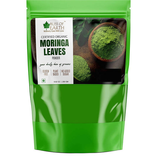 Bliss of Earth Certified Organic Moringa Leaves Powder