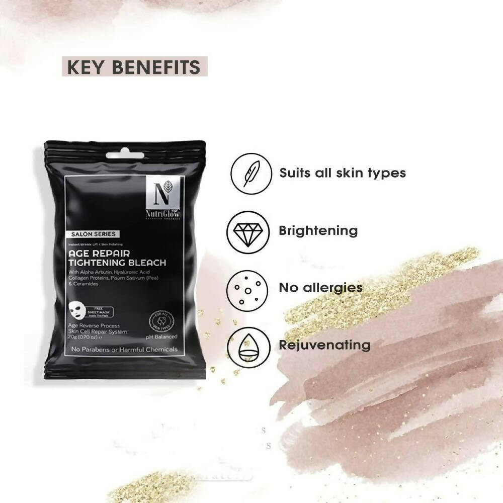 NutriGlow Advanced Organics Age Repair Tightening Bleach (6 in 1)