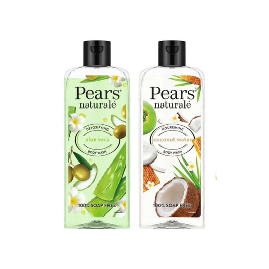Pears Naturale Nourishing Coconut Water & Detoxifying Aloevera Body Wash Combo