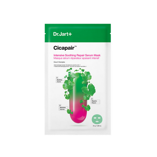 Dr.Jart+ Cicapair Intensive Soothing Repair Serum Mask for Hydration & Suitable for Sensitive Skin
