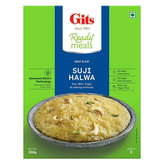 Buy Gits Ready Meals Heat & Eat Suji Halwa from DrMediCart