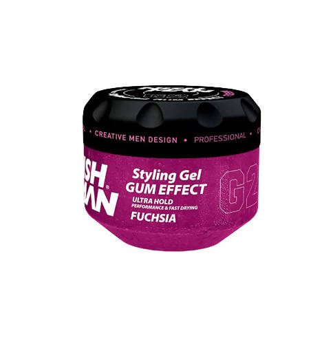 Nishman Hair Styling Gummy Gel Fuchsia - Wet Look