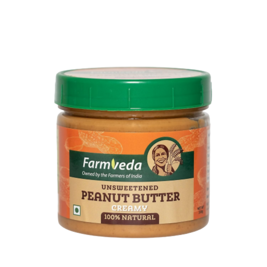 Buy Farmveda Unsweetened Peanut Butter from DrMediCart