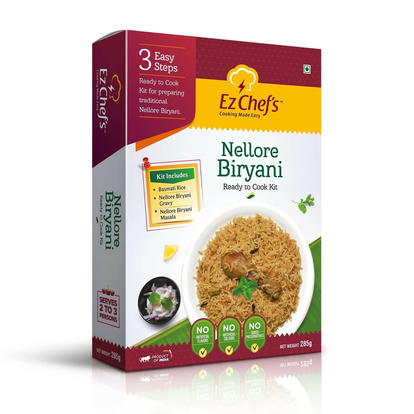 Ez Chef's Nellore Biryani Kit (Andhra Biryani) - Andhra's Famous Biryani