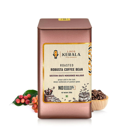 Buy LocoKerala Western Ghats Monsooned Malabar Roasted Robusta Coffee Bean from DrMediCart