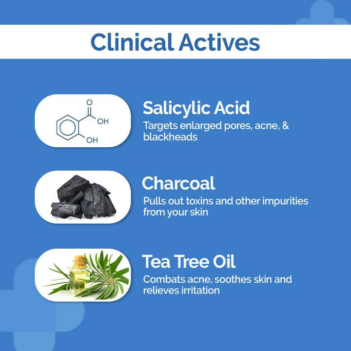 The Derma Co Salicylic Acid + Charcoal Daily Syndet Soap - Drmedicart