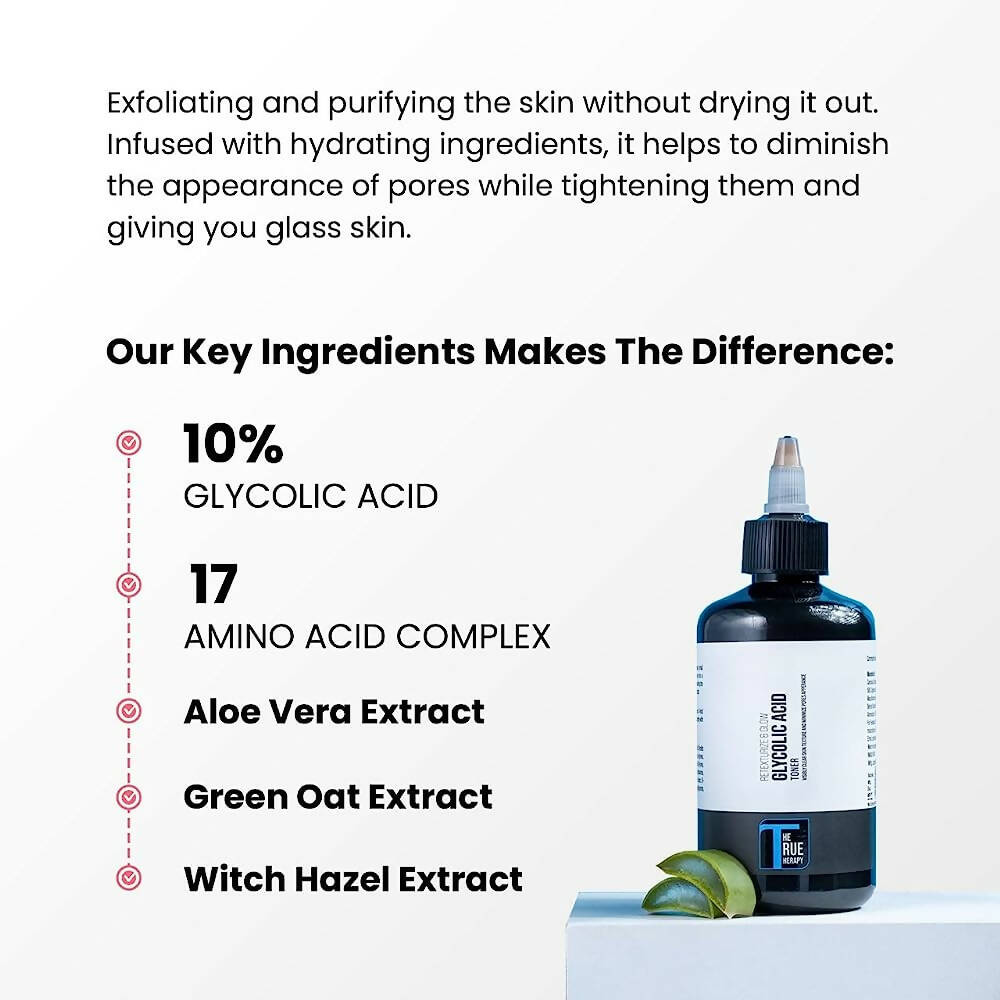 The True Therapy Retexturize & Glow Glycolic Acid Toner