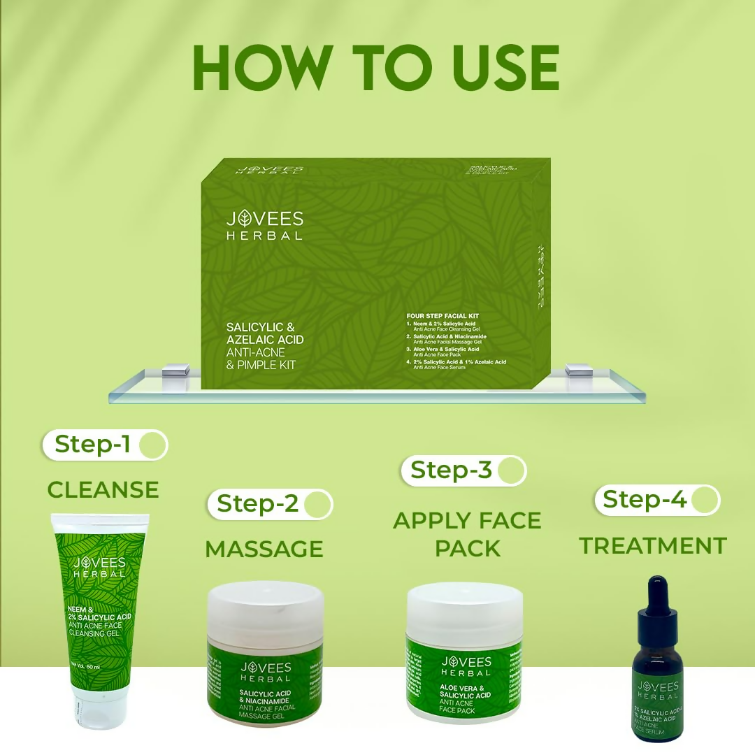 Jovees Salicylic & Azelaic Acid Anti-Acne & Pimple Facial Kit