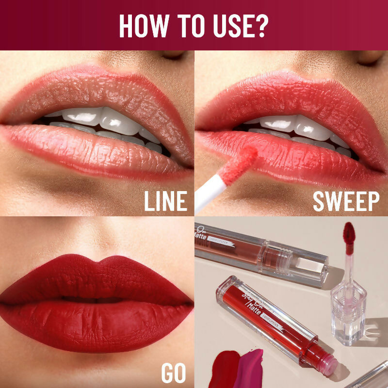 Swiss Beauty Stay On Matte Liquid Lipstick - 10 Earthy Brown