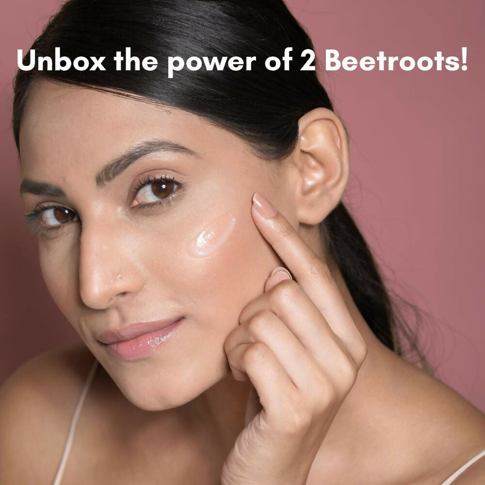 The Skin Diet Company Beetroot Moisturiser Lightweight, Non-Greasy - Dry/Oily Skin + Hyaluronic Acid