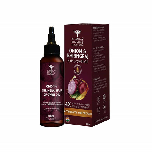 Buy Bombay Shaving Company Onion & Bhringraj Hair Growth Oil from DrMediCart, Ship from India to USA