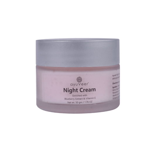 Ayuveer Night Cream With Blueberry Extract & Vitamin E