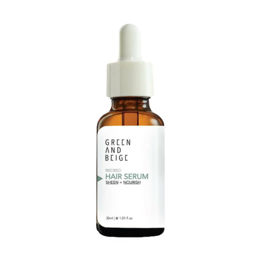 Green And Beige Recreo Sheen + Nourish Hair Serum