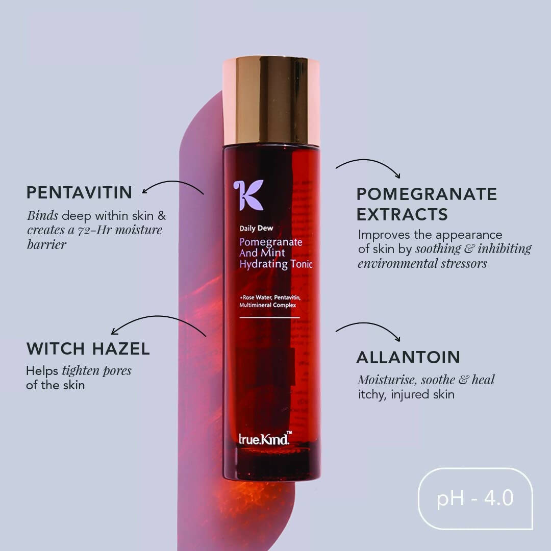 True Kind Daily Dew Pomegranate & Mint Hydrating Tonic Face Mist